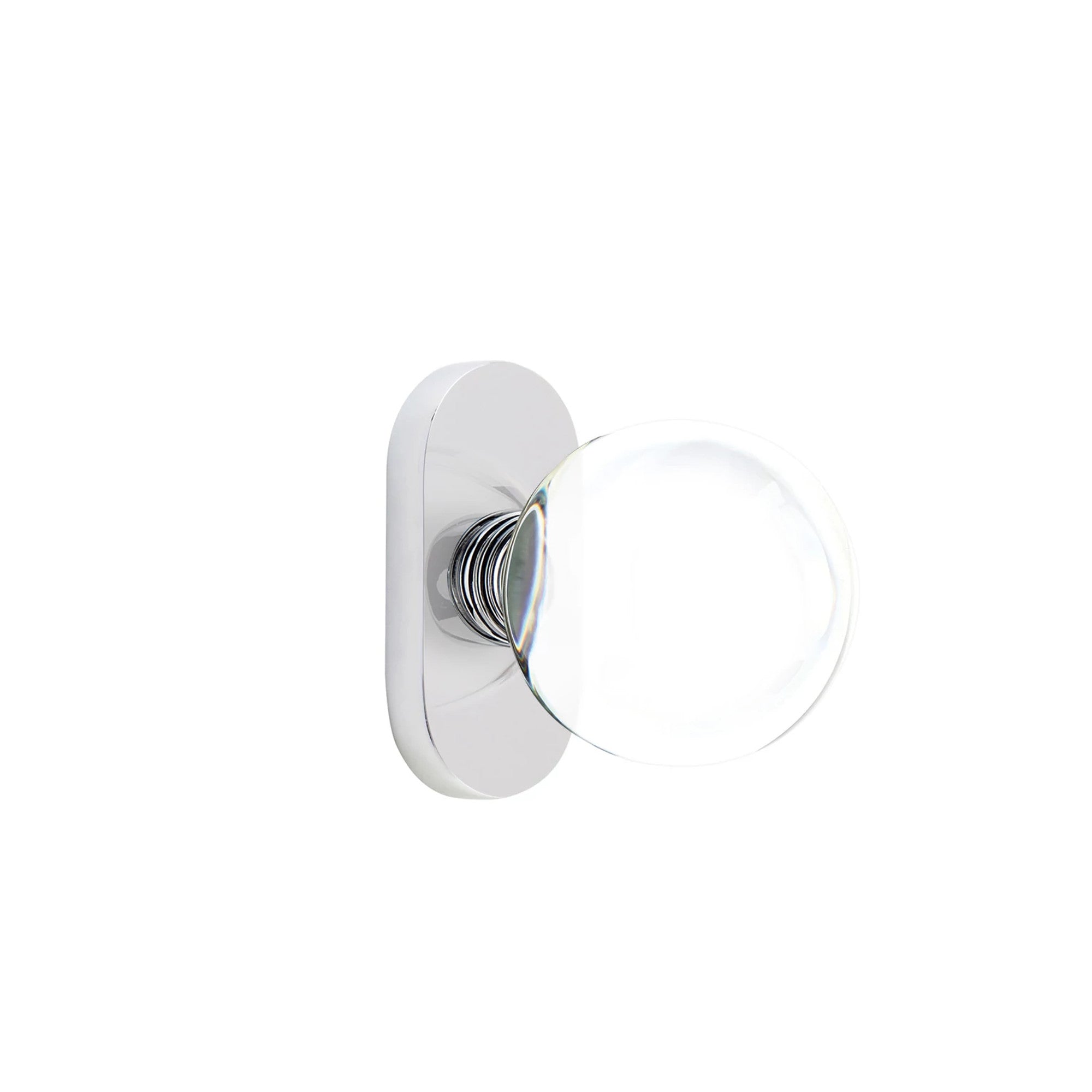 Cromo Pulido · 1-1/2" x3" Oval Rosette