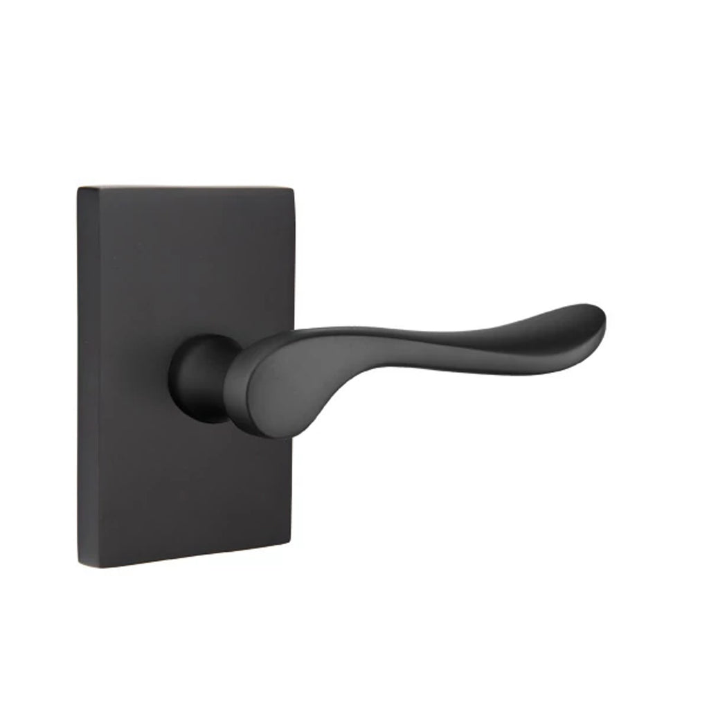 Negro Mate · Modern Rectangular Rosette