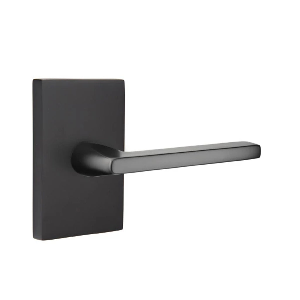 Negro Mate · Modern Rectangular Rosette
