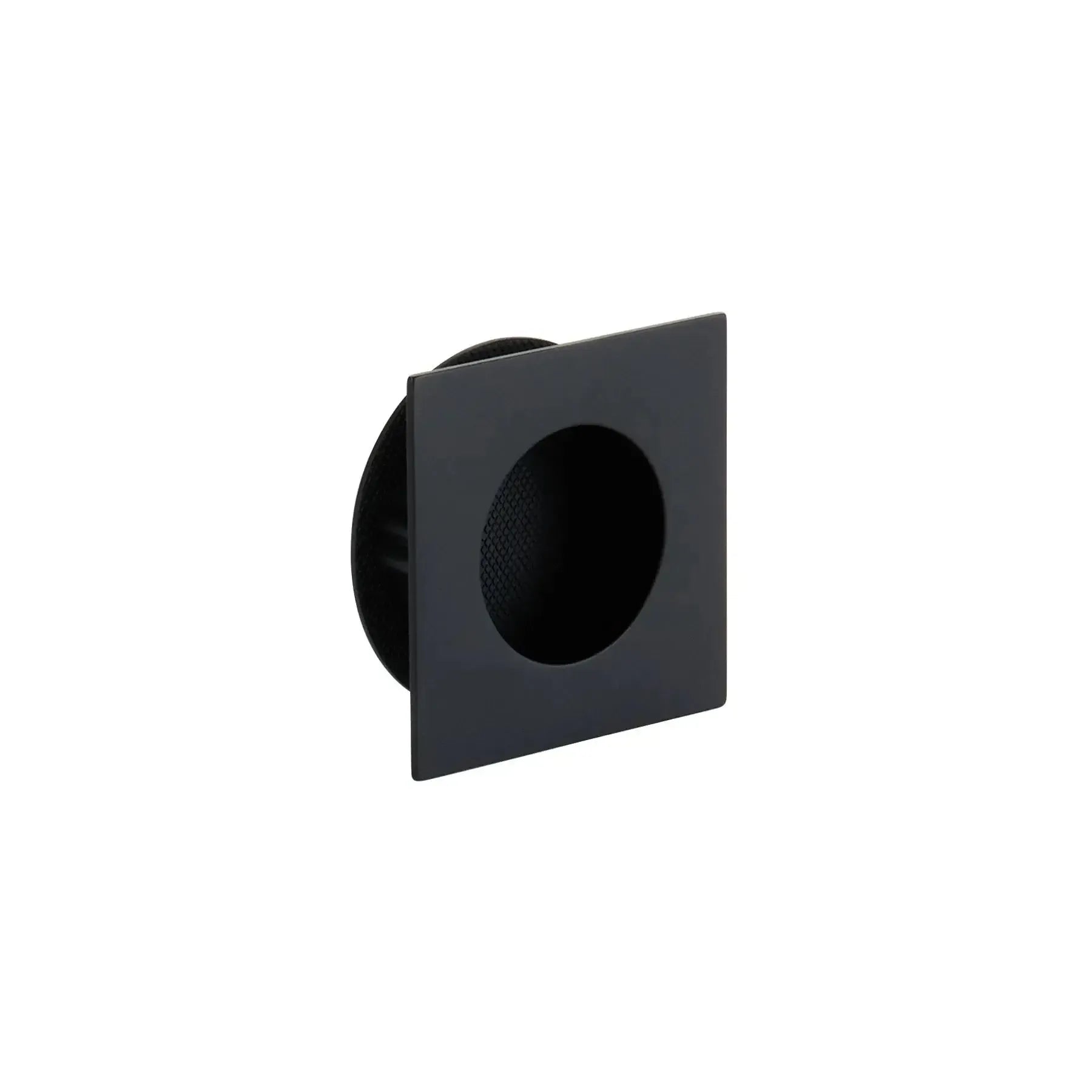 Schaub Jaladera Urbano Cuadrada Empotrada, 3" — Negro Mate