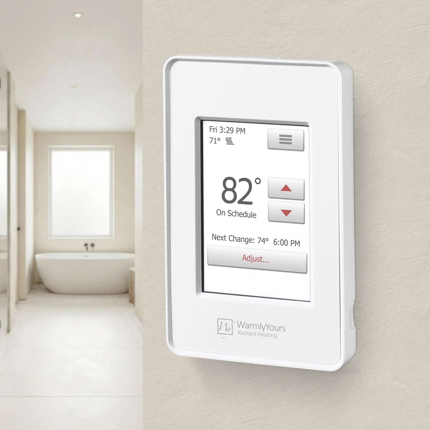 Termostato nSpire Touch — Termostato nSpire Touch