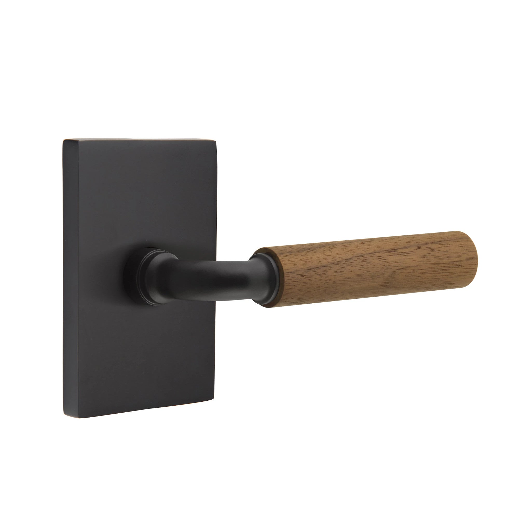 Negro Mate · Modern Rectangular Rosette