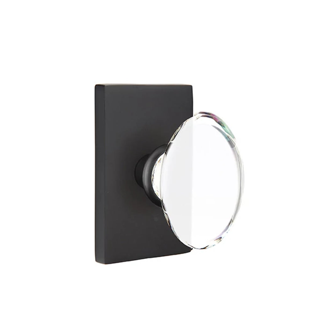 Negro Mate · Modern Rectangular Rosette
