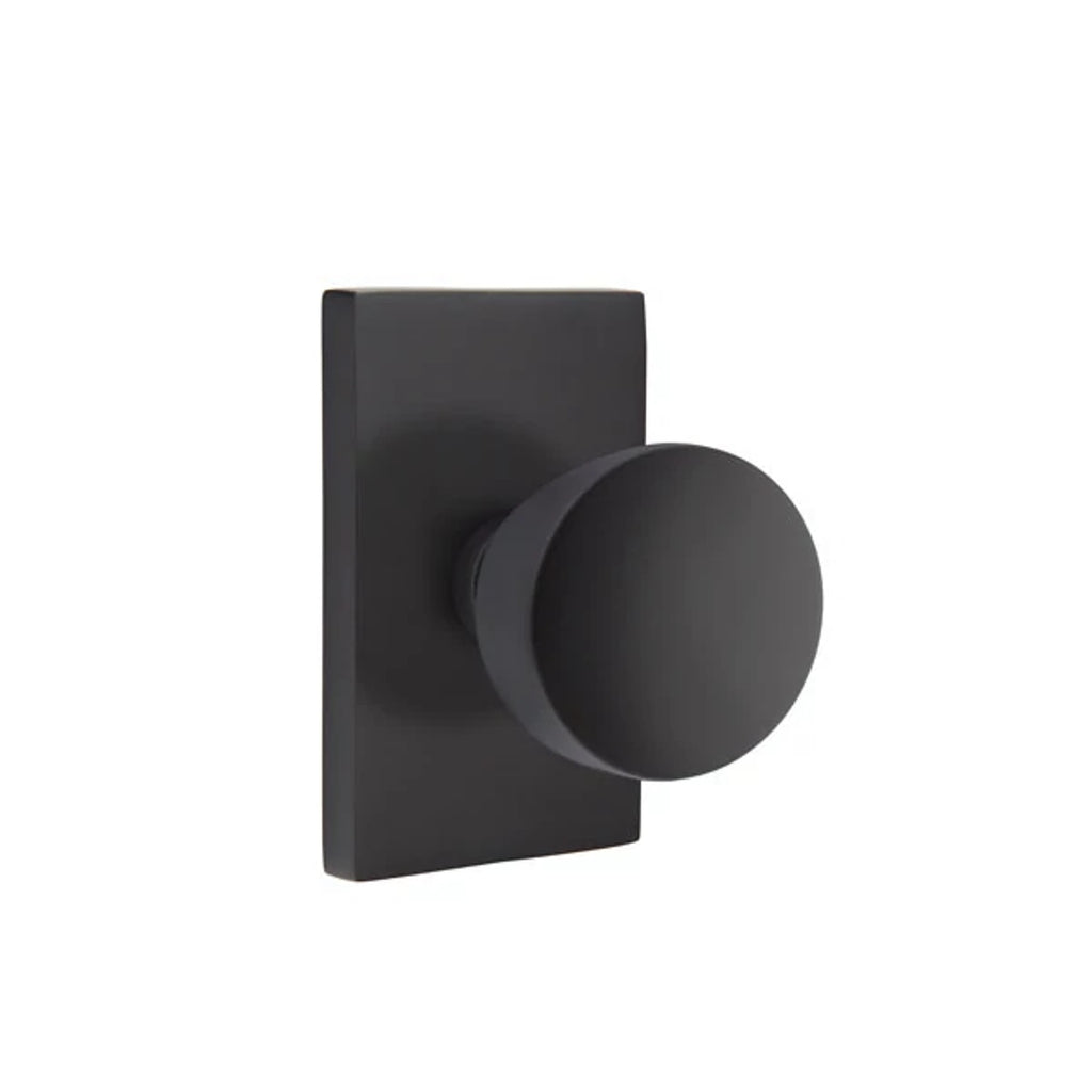Negro Mate · Modern Rectangular Rosette
