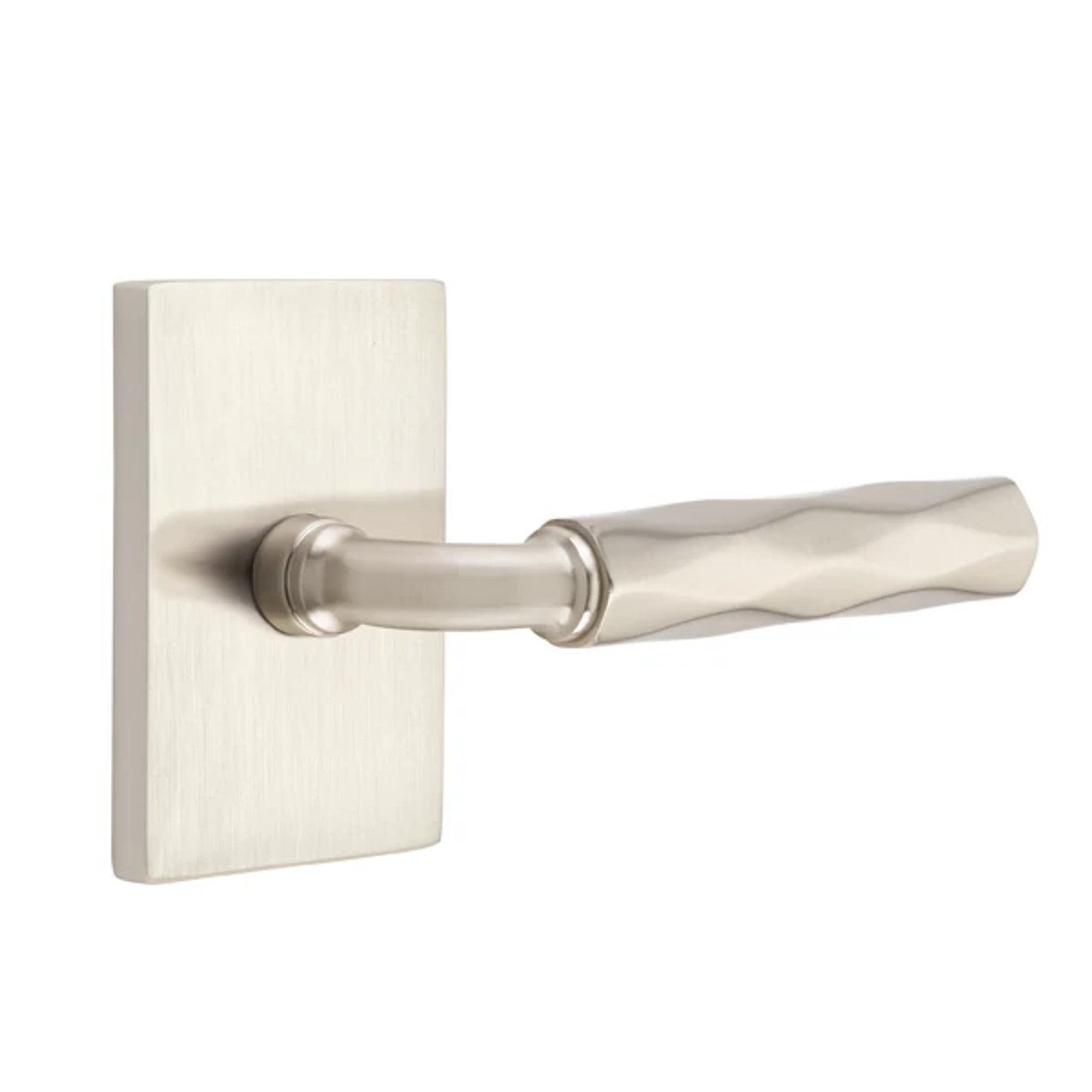 Níquel Satinado · Modern Rectangular Rosette