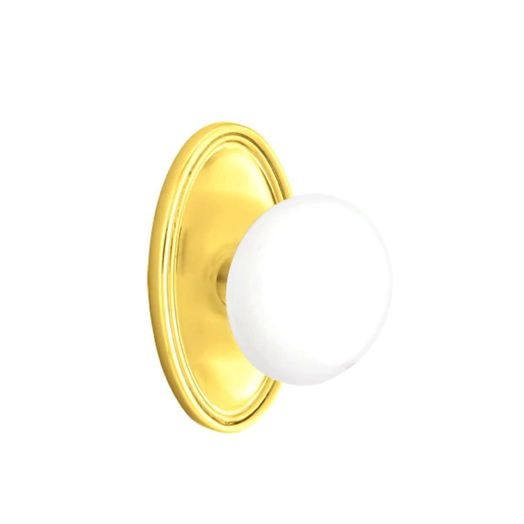 Latón Pulido · Oval Rosette