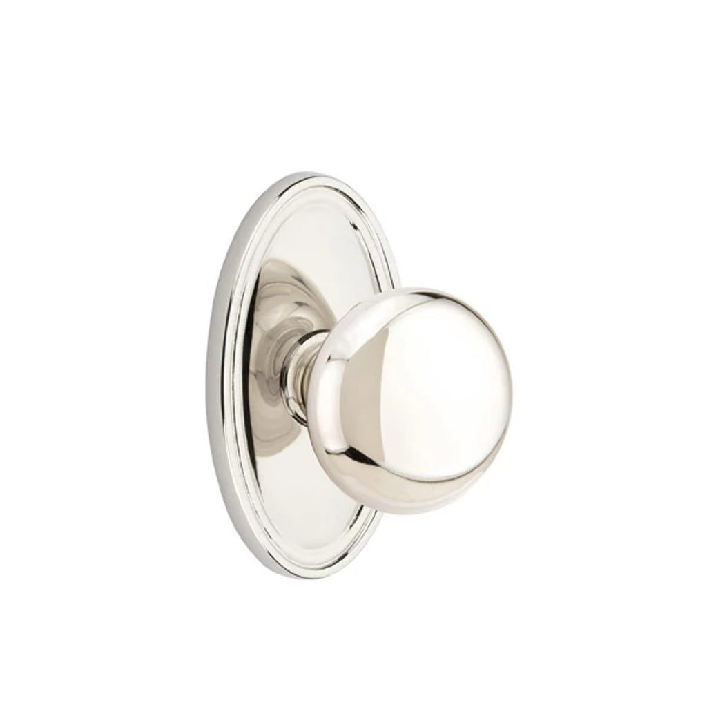 Níquel Pulido · Oval Rosette