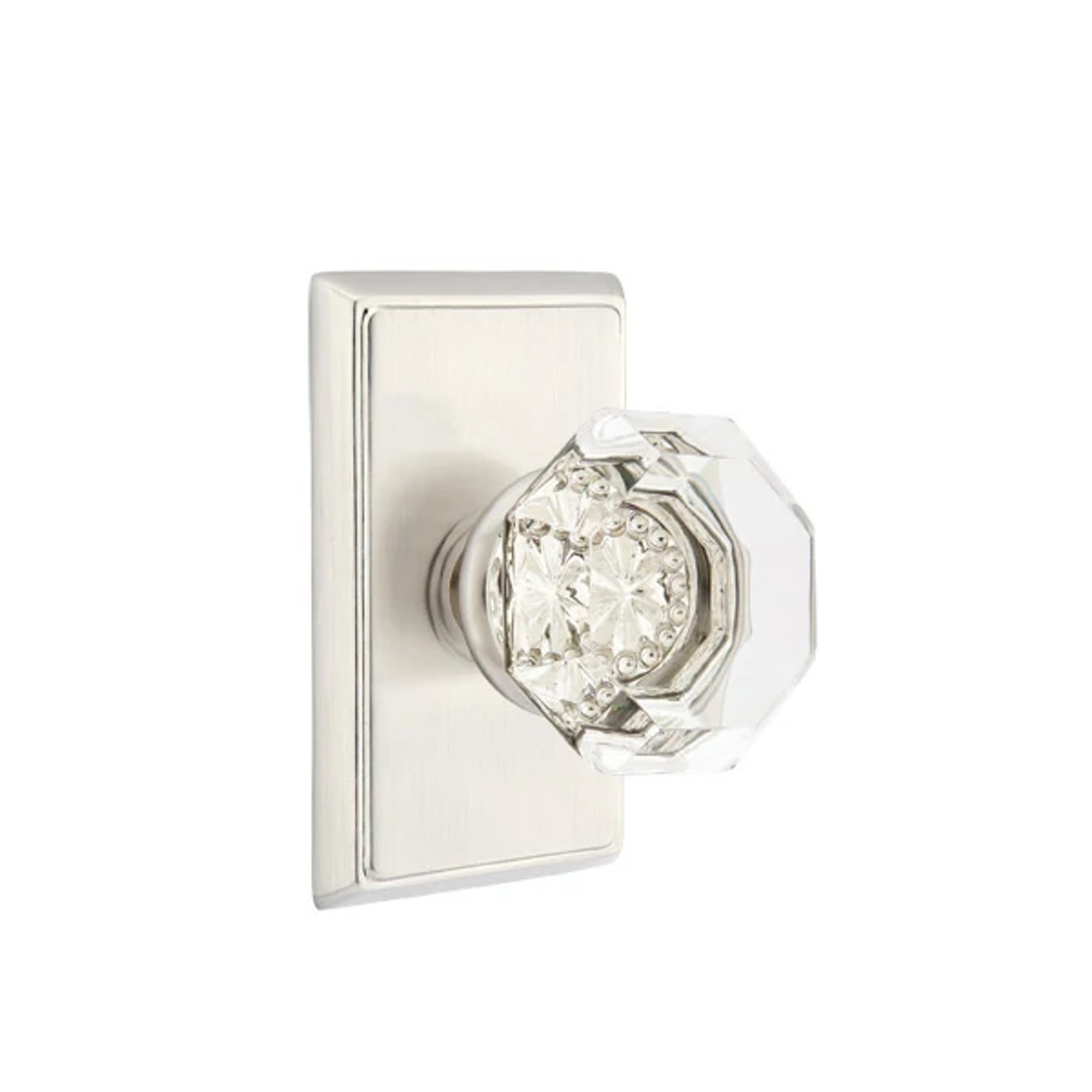 Níquel Satinado · Rectangular Rosette