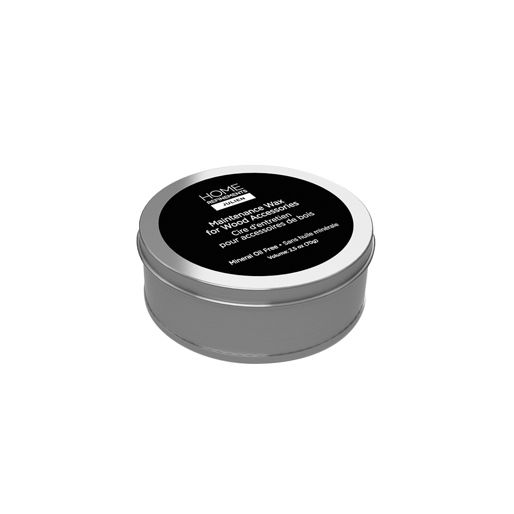 Julien · Cera de Mantenimiento para Accesorios de Madera — 2.5 oz