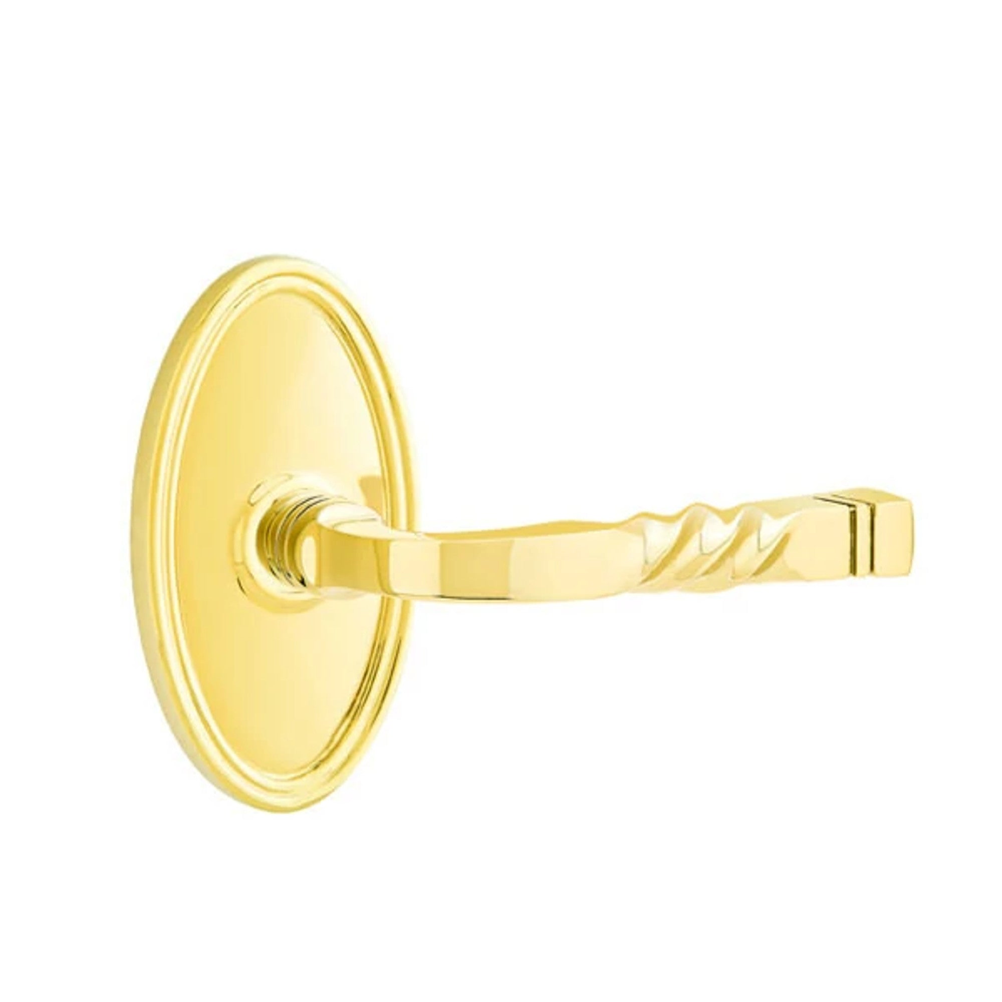 Latón Pulido · Oval Rosette
