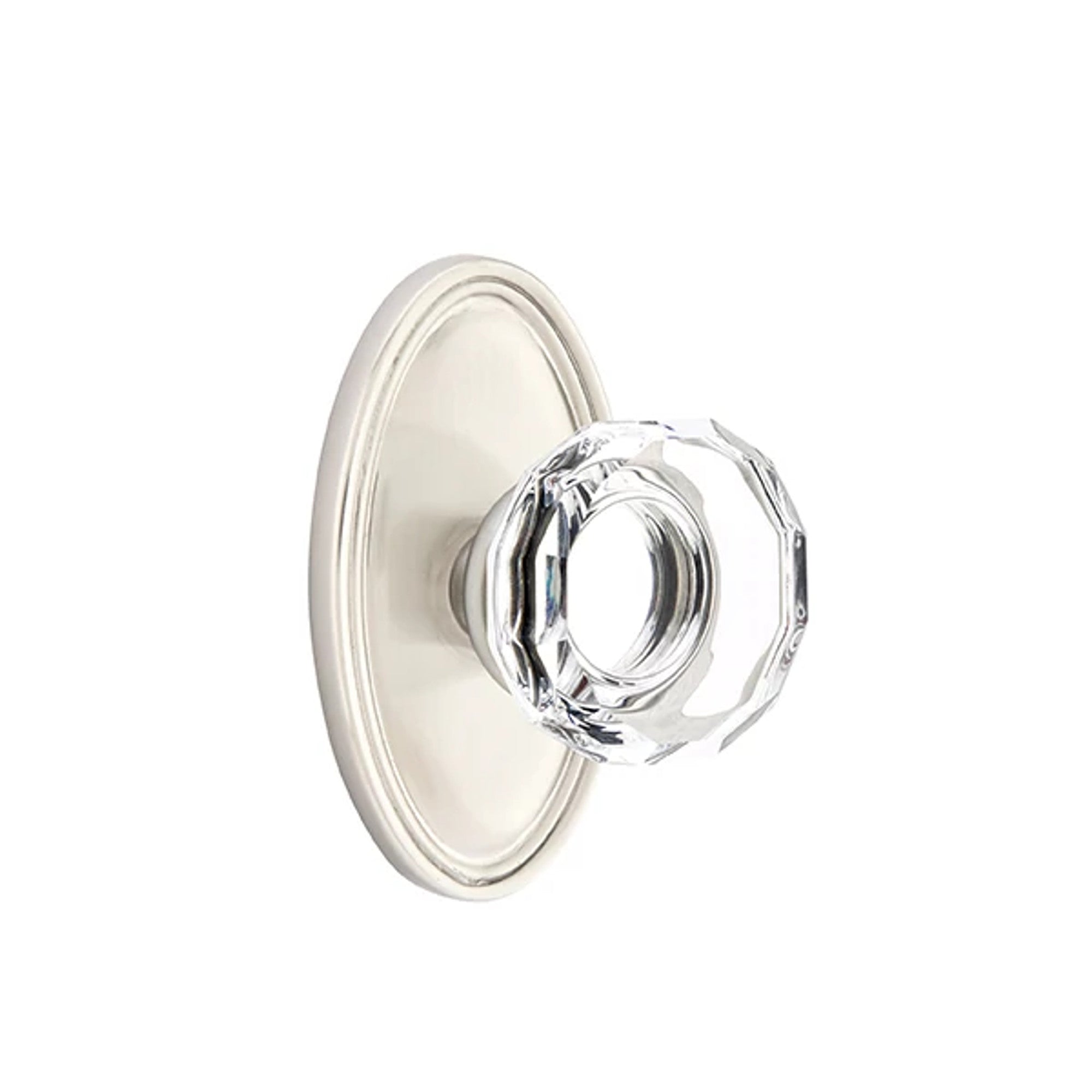 Níquel Satinado · Oval Rosette