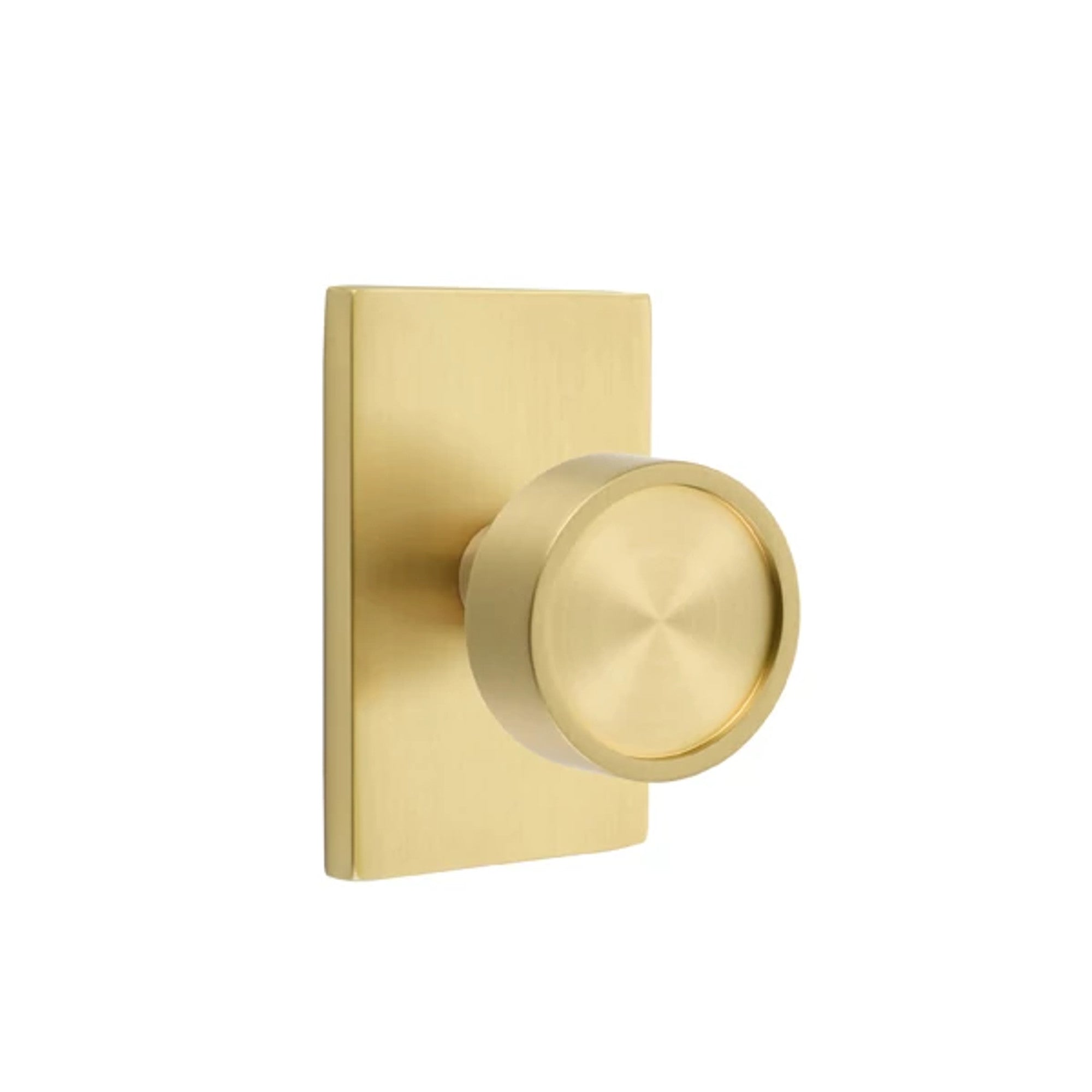 Latón Satinado · Modern Rectangular Rosette