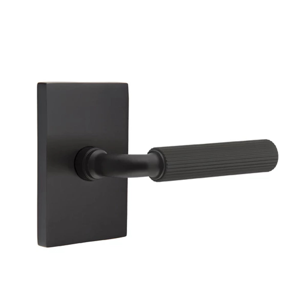 Negro Mate · Modern Rectangular Rosette