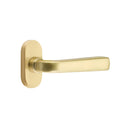 Latón Satinado · 1-1/2" x3" Oval Rosette