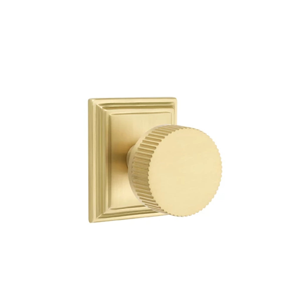 Latón Satinado · Wilshire Rosette