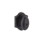 Yale Expressions Everly rosette with Keyed Auburn knob, Weiser keyway