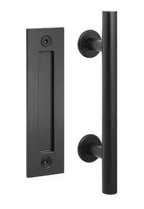 Yale Expressions Bar Door Handle with Flush Pull — Negro