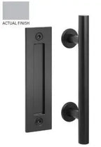 Yale Expressions Bar Door Handle with Flush Pull — Plata
