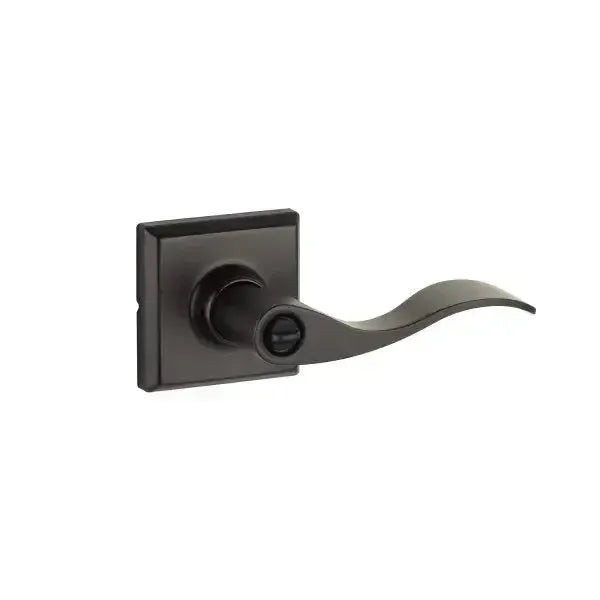 Yale Expressions Ellington rosette with Keyed Brunswick lever, Weiser keyway — Negro Mate
