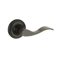 Yale Expressions Maguire rosette with Dummy Brunswick lever — Bronce Aceitado