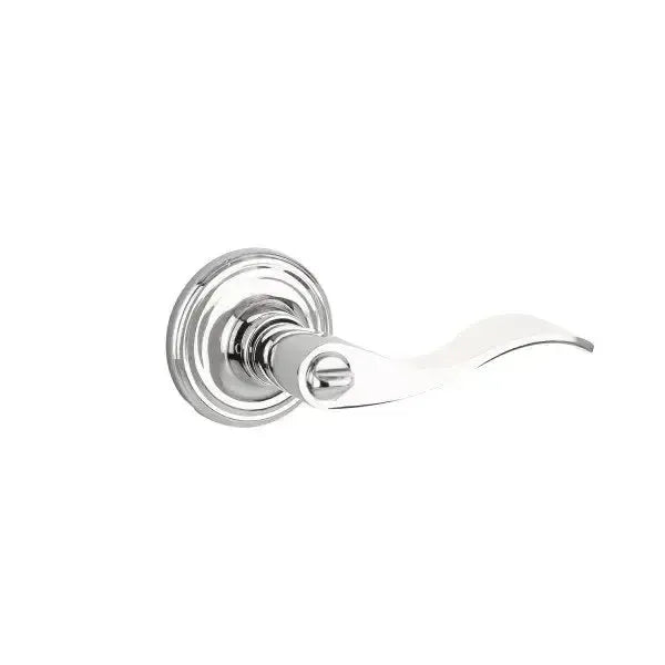 Yale Expressions Maguire rosette with Keyed Brunswick lever, Kwikset keyway — Cromo Pulido