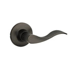 Yale Expressions Owen rosette with Keyed Brunswick lever — Bronce Aceitado