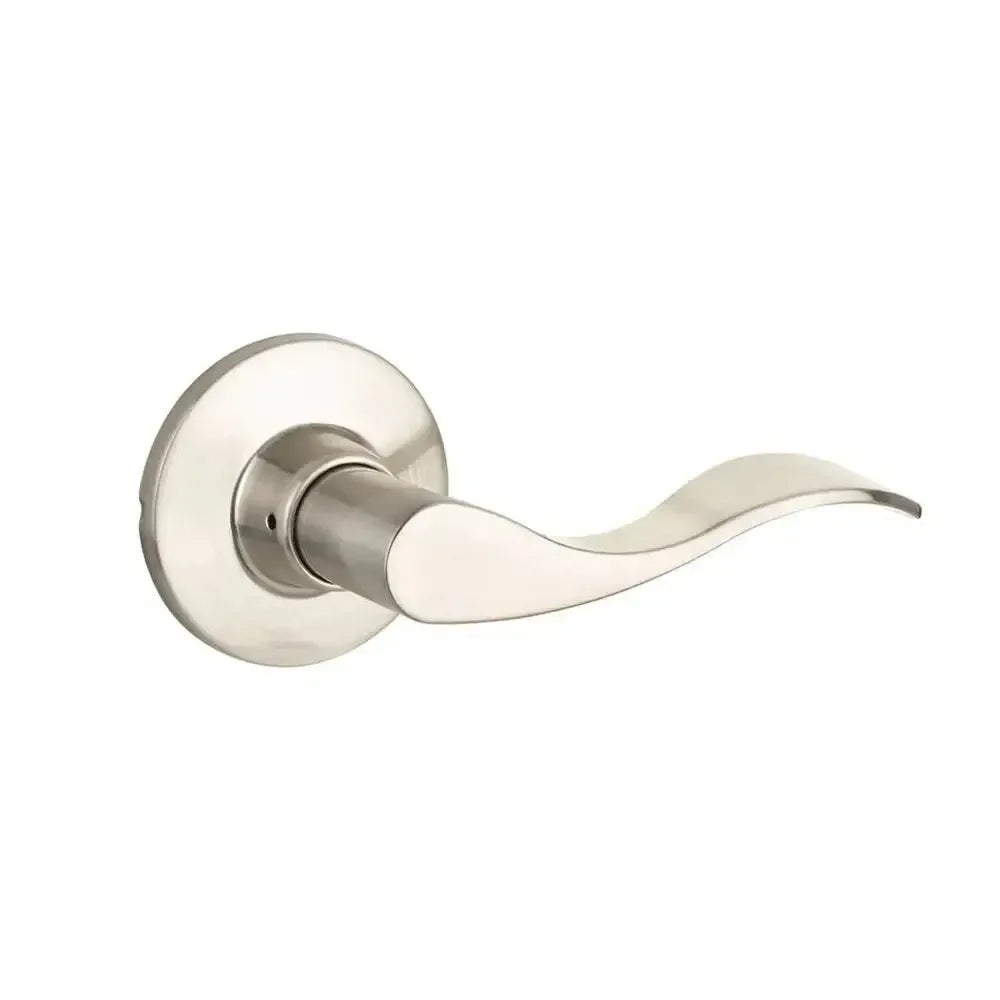 Yale Expressions Owen rosette with Keyed Brunswick lever — Níquel Satinado