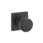 Yale Expressions Marcel rosette with Keyed Dylan knob, Kwikset keyway — Negro Mate