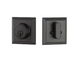 Yale Expressions Ellington Single Cylinder Deadbolt, Kwikset keyway — Negro Mate