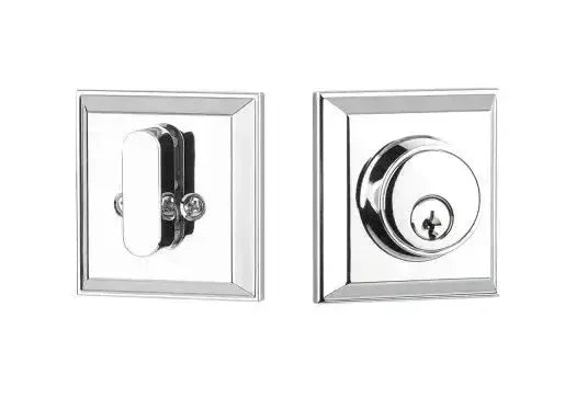 Yale Expressions Ellington Single Cylinder Deadbolt, Kwikset keyway — Cromo Pulido