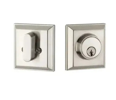 Yale Expressions Ellington Single Cylinder Deadbolt — Níquel Satinado