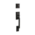 Yale Expressions Ellington Single Cylinder Exterior Trim — Negro Mate