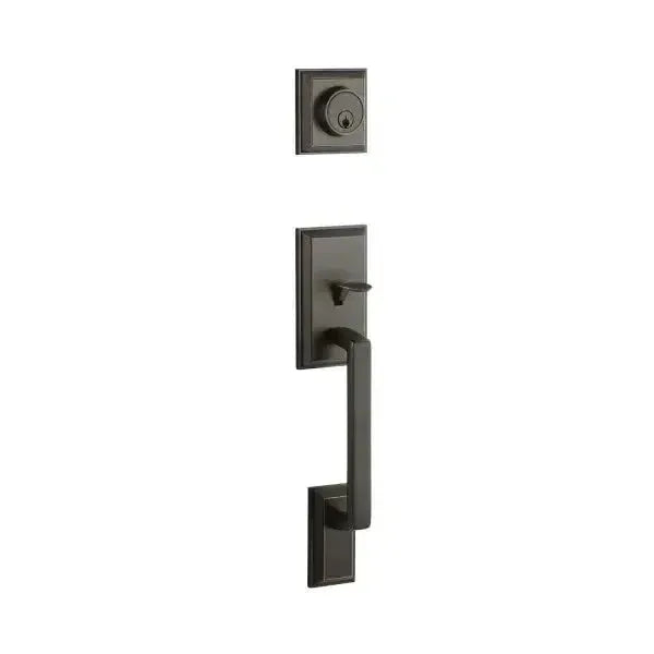 Yale Expressions Ellington Single Cylinder Exterior Trim — Bronce Aceitado
