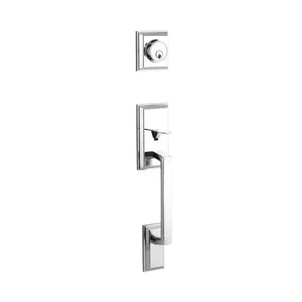 Yale Expressions Ellington Single Cylinder Exterior Trim — Cromo Pulido