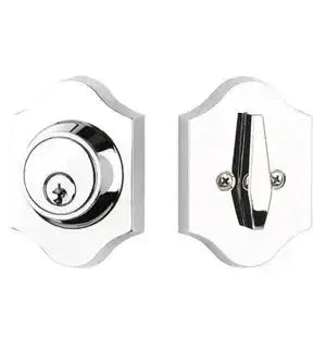 Yale Expressions Everly Single Cylinder Deadbolt, Kwikset keyway — Cromo Pulido
