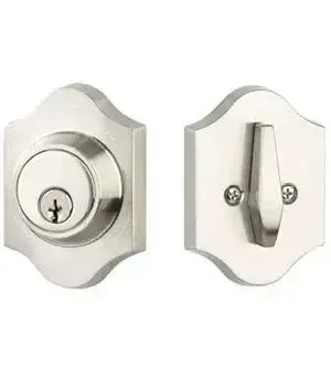 Yale Expressions Everly Single Cylinder Deadbolt, Kwikset keyway — Níquel Satinado
