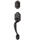 Yale Expressions Everly Single Cylinder Exterior Entry Set, Weiser keyway — Bronce Aceitado