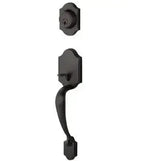 Yale Expressions Everly Single Cylinder Exterior Entry Set, Weiser keyway — Bronce Aceitado