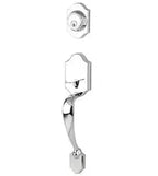 Yale Expressions Everly Single Cylinder Exterior Entry Set, Weiser keyway — Cromo Pulido