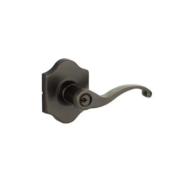 Yale Expressions Everly rosette with Keyed Farmington lever — Bronce Aceitado