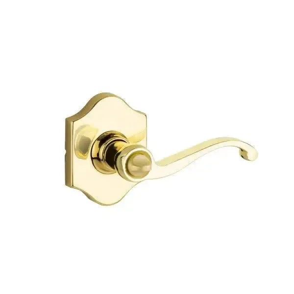 Yale Expressions Everly rosette with Keyed Farmington lever — Latón Pulido