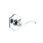 Yale Expressions Everly rosette with Keyed Farmington lever, Weiser keyway — Cromo Pulido
