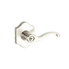 Yale Expressions Everly rosette with Keyed Farmington lever — Níquel Satinado