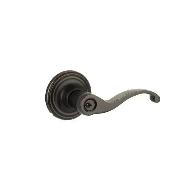 Yale Expressions Maguire rosette with Keyed Farmington lever — Bronce Aceitado