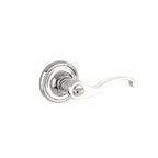 Yale Expressions Maguire rosette with Keyed Farmington lever, Kwikset keyway — Cromo Pulido