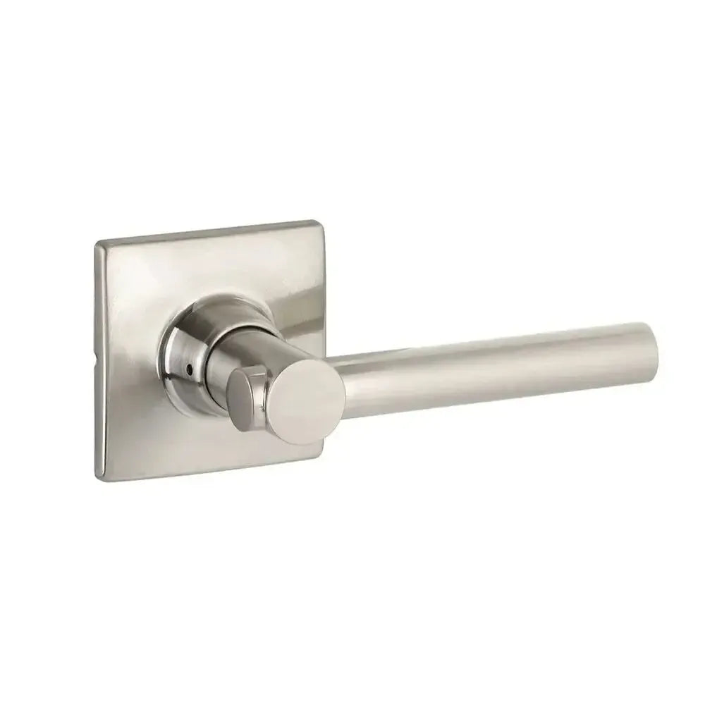 Yale Expressions Marcel rosette with Keyed Holden lever, Kwikset keyway — Níquel Satinado