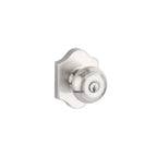 Yale Expressions Everly rosette with Keyed Lewiston knob, Weiser keyway — Níquel Satinado
