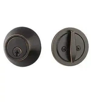 Yale Expressions Maguire Single Cylinder Deadbolt — Bronce Aceitado