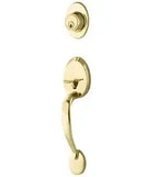 Yale Expressions Maguire Single Cylinder Exterior Trim — Latón Pulido