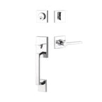 Yale Expressions Marcel Single Cylinder Entry Set with Nils lever, Kwikset keyway — Cromo Pulido